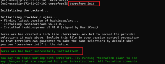 Terraform init